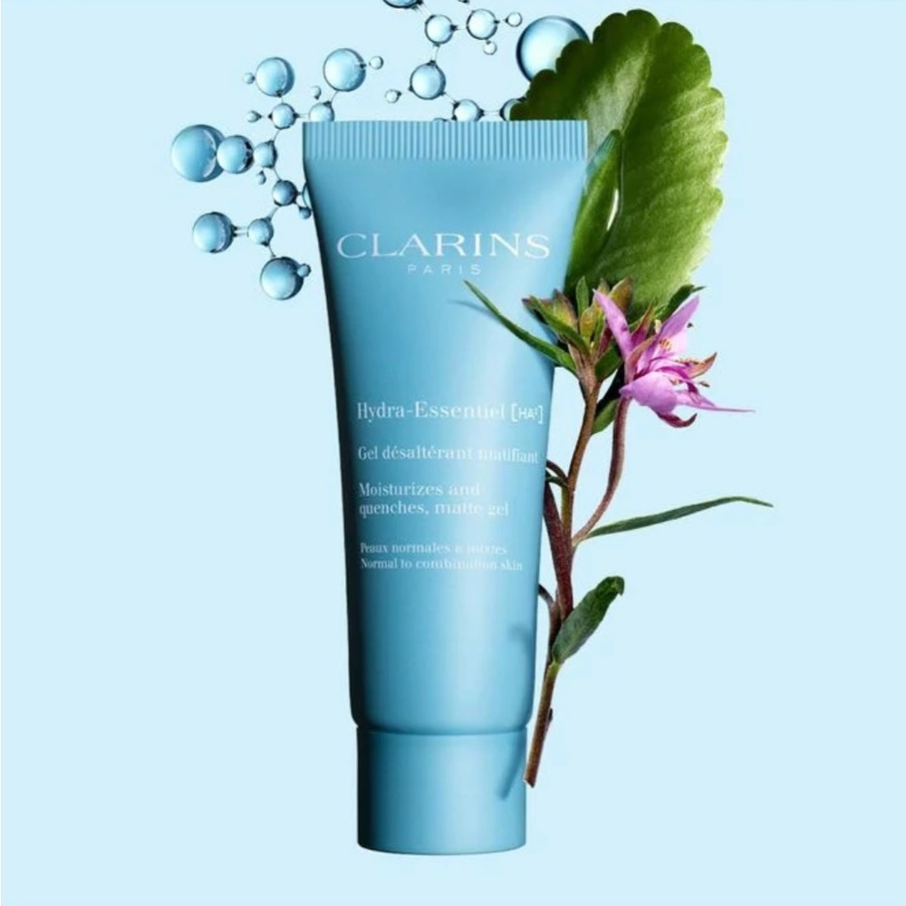 Clarins Hydra-Essentiel and Moisturizer with Hyaluronic Acid
